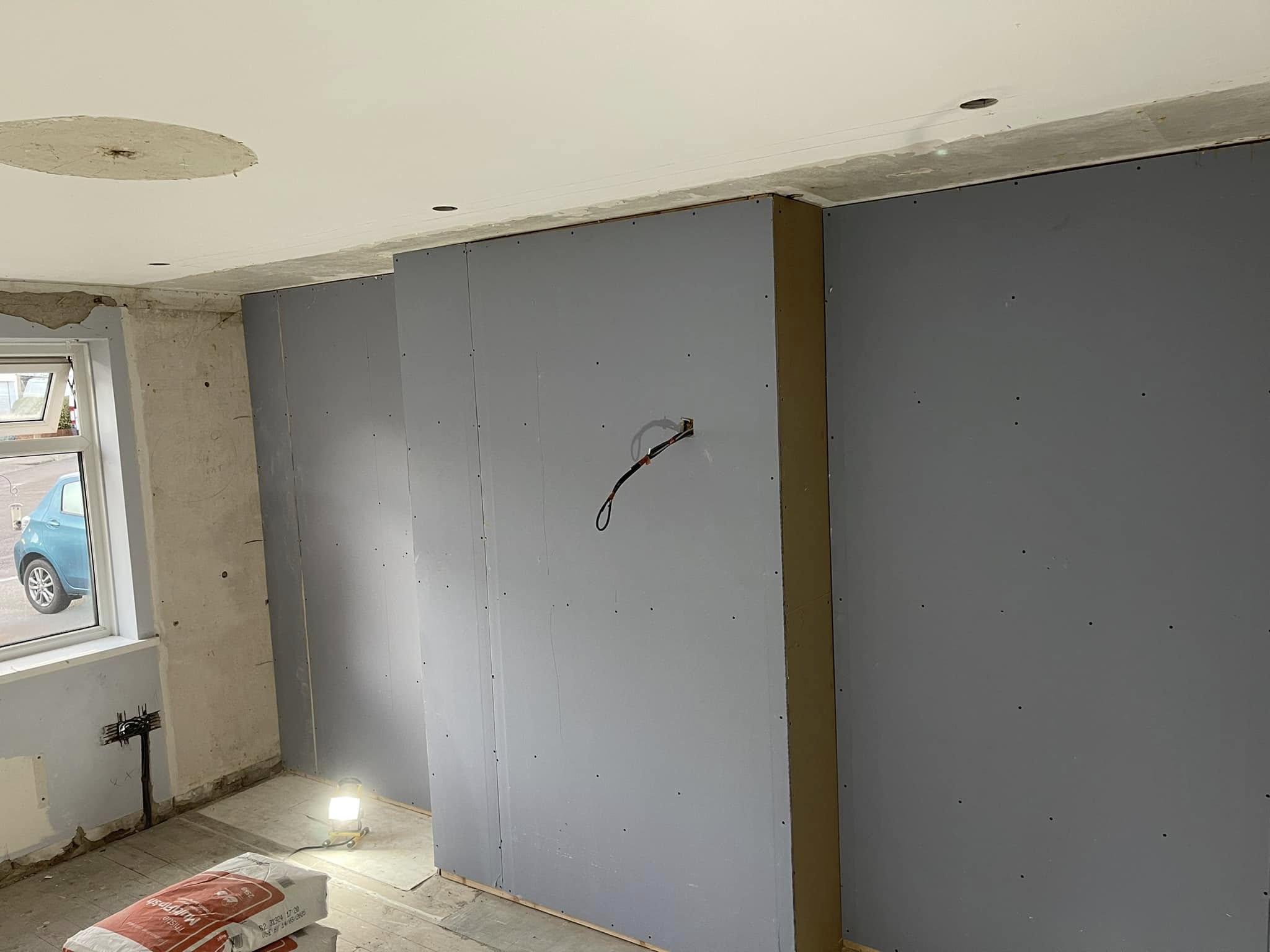 High-quality plastering finish on a North East property